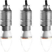 I-GLOW SMD-LED-Leuchtmittel, Kerze E14 5,5W - 3er-Set