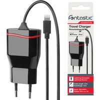 Fontastic Netzteil für Apple 5V /1A Schwarz / Rot