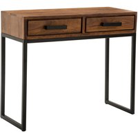Wohnling Konsolentisch 90 x 77 x 36 cm Braun
