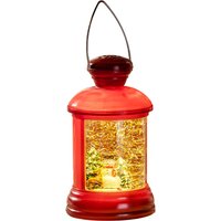 Flower Power LED-Schneelaterne LEVI - Schneemann