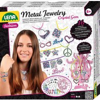 LENA Metal Jewelry Crystal Gem, Faltschachtel
