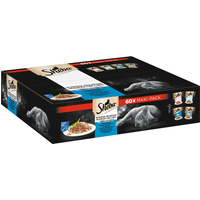 Sheba Portionsbeutel Multipack Delikatesse in Gelee Fisch Variation MSC 60 x 85g