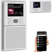 trends4cents VR-Radio Unterputzradio Unterputz-WLAN-Internetradio mit Bluetooth & Farbdisplay, DSP, App, MP3