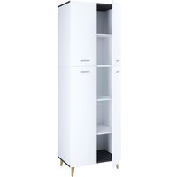 VCM Schrank "Landos" Weiß/Anthrazit