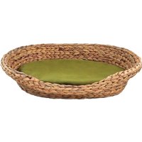Rohrschneider Tierbett-Wasserhyazinthe Samt oliv Gr.2