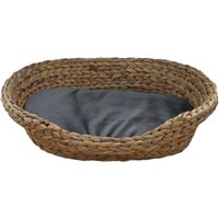 Rohrschneider Tierbett-Wasserhyazinthe Samt Gr.1 grau
