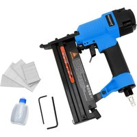 Casaria Druckluft Tacker Set 24x22,5x5,6cm blau schwarz