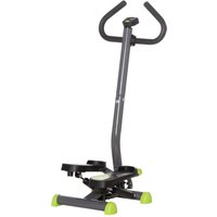 HOMCOM Stepper Fitness Swing Stepper mit LCD-Schirm bis 100 kg 55 x 44 x 108 cm