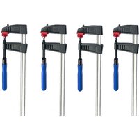 Vago-Tools 4x Schraubzwinge 250 x 50 mm Leimzwinge Klemmzwinge Einhandzwinge