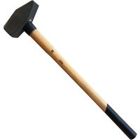Vago-Tools Schlosserhammer Hickorystiel 3 kg Hammer Vorschlaghammer Stielschutz