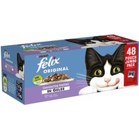 FELIX Gemischte Vielfalt Multipack - 48 x 85 g Portionsbeutel