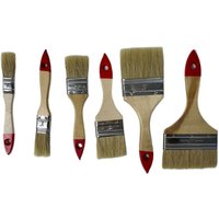 Vago-Tools Flachpinsel 18 tlg Set Flachpinsel 20/25/38/50/75/100mm Lasurpinsel