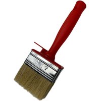 Vago-Tools Malerpinsel Deckenbürste Maler 6x Flächenstreicher 3x7cm Pinsel Flach