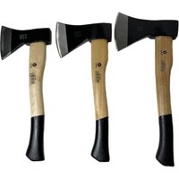 Vago-Tools Beil Gartenaxt Spaltaxt Spaltbeil Holz 3 tlg Set Axt 600 800 1000 g