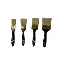 Vago-Tools Malerpinsel Lasur Pinsel 12 tlg Set Flachpinsel 25/38/50/63 mm je 3
