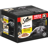 Sheba Schale Mega Pack Selection in Sauce Geflügel Variation 32 x 85g