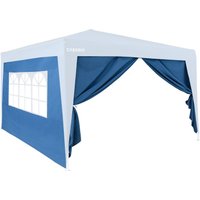 Casaria Casaria Seitenwände Faltpavillon 2er-Set Blau 3x2m