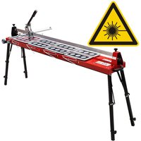 Heka Werkzeuge GmbH Fliesenschneider GigaCut Plus 1350mm H-verst.Beine,Laser und Stoßdämpfer