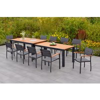 Merxx Paxos Set 11tlg. Flex-Ausziehtisch