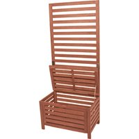 Garden Pleasure Sichtschutz-Bank CONCORD, mit Truhe
