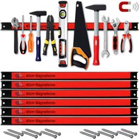 Casaria monzana Magnetleiste 6er-Set 45cm inkl. Montagematerial
