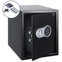 Casaria monzana Elektrischer Tresor Schwarz 35x40x40cm inkl. Licht