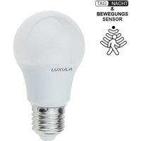 LUXULA LED Leuchtmittel mit Dämmerungs und Bewegungs-Sensor, E27