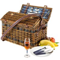 CHECK.IN Weiden-Picknickkorb SUMMERLOVE für 4 Personen