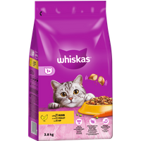 Whiskas Trockenfutter Beutel 1+ mit Huhn 3,8kg