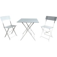 Happy Home 3tlg. Bistro Set HGE49-WEI weiß