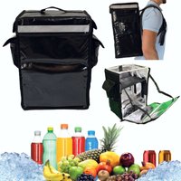 trends4cents CoolQuest isolierter Kühlrucksack 42 Liter in Schwarz Thermobox wasserdicht