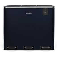 Les Collectors Mülleimer 3 Fächer 54L N°986 Dunkelblau
