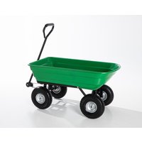 POWERTEC GARDEN Gartenwagen 50L, ca. 96 x 47 x 47,5 cm – Grün