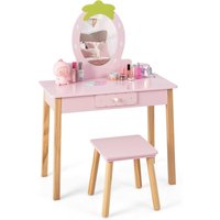 Costway 2-in-1-Kinder-Schminktischset