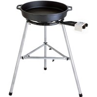 PaellaWorld International Paella Set 3: Pfanne 60 cm, 2-Ring-Brenner, 11,4 kw, inkl. Zubehör