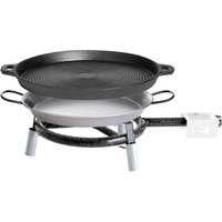 PaellaWorld International Paella World Trekking Line Set mit Gusseisenpfanne und Paella-Pfanne