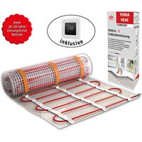 bella jolly Elektro Fußbodenheizung Heizmatten/SET 3m² inkl. Comfort Thermostat WLAN/Tuya
