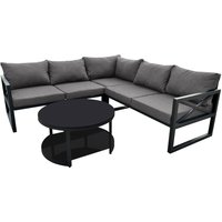 Happy Home Ecklounge Set HGS63-DGR dunkelgrau