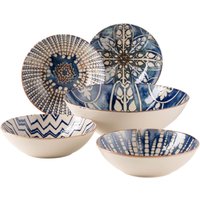 Mäser Serie Iberico Blue, Salatset 5 teilig für 4 Personen