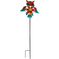 GIARDESSA Metall-Gartenstecker mit Windspiel