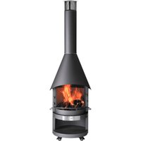 asado® asado® Garten-Grillkamin "Fuego" Ø70 x (H) ca. 226 cm Stahl