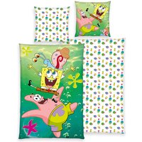 Herding SpongeBob Bettwäsche Größe 80x80 + 135x200 cm