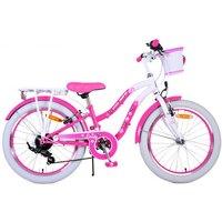 Volare Lovely Kinderfahrrad - Mädchen - 20 Zoll - Rosa - 6 Gänge