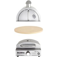 Allgrill Multi-Kulti Set 3 inkl. Pizzabackhaube und Pizzastein