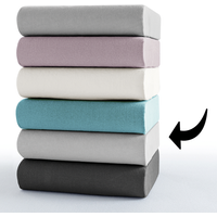 DREAMTEX Interlock Doppeljersey-Spannbetttuch - ca. 140 - 160 x 200 cm