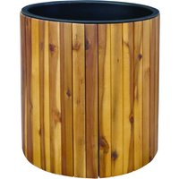Hardin 1fachgut Pflanzkasten aus Akazienholz, ca. 34 x 37,5 cm - Braun