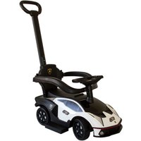 Lemodo NATIV Rutschauto, Kinderfahrzeug mit Sicherheitsbügel, weiß