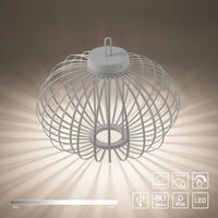 JUST LIGHT Akku Pendelleuchte AKUBA, 1x LED-Board/1,50Watt/2700Kelvin, IP44, Greige