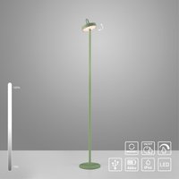JUST LIGHT Akku Stehleuchte AMAG, 1x LED-Board/1,50Watt/2700Kelvin, IP44, Grün