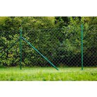 POWERTEC GARDEN Maschendrahtzaun Komplett-Set L15m x H150cm - Grün